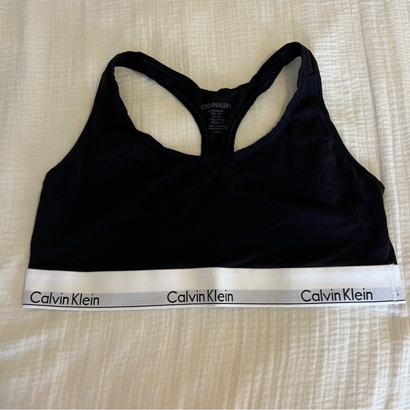 Modern Cotton Unlined Bralette - Picture 3 of 6